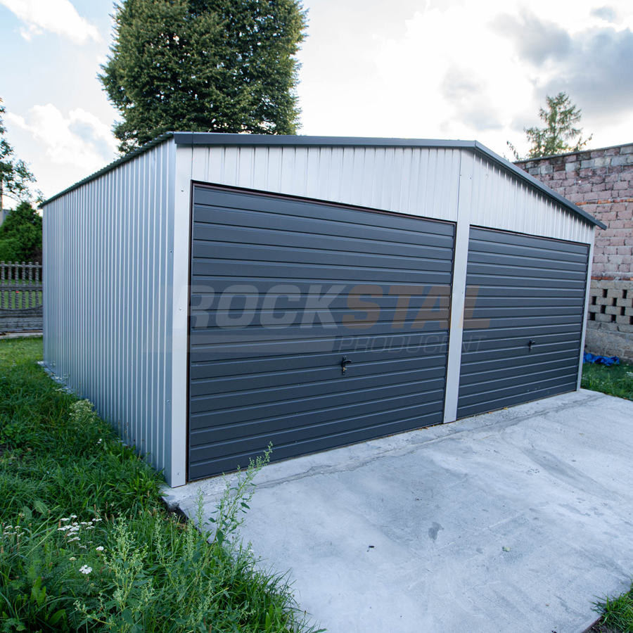Garaż dwuspadowy 6x6 m + bramy uchylne - obrazek 2