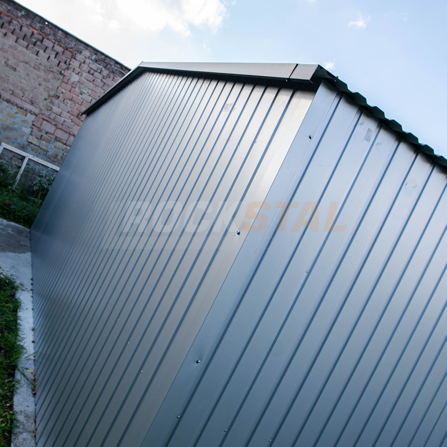 Garaż dwuspadowy 6x6 m + bramy uchylne - obrazek 3