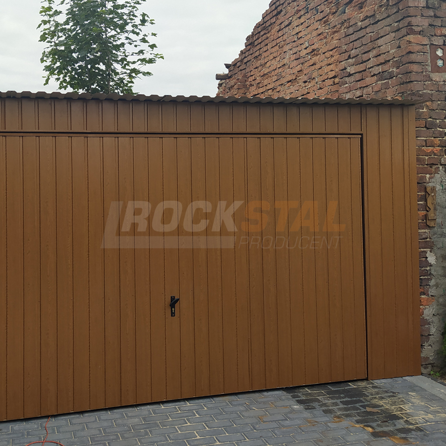 Garaż blaszany 4x5 m + brama uchylna - obrazek 2