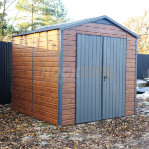 Blaszane pomieszczenie gospodarcze 2,5 x 2,5 m